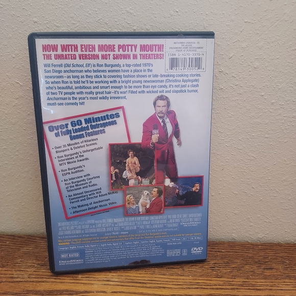 Anchorman: the Legend of Ron Burgundy (DVD, 2004) Pre-Owned Tested Working - Picture 2 of 2